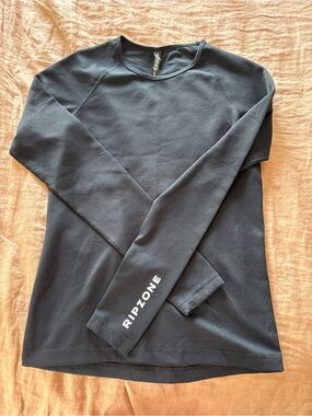 Ripzone Women's Long Sleeve Crew Neck Tee - Black Base Layer